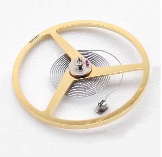 Watch Accessories: Domestic Shanghai 2824 Movement Accessories, Complete Balance (Balance Wheel), Hairspring 2824, Balance Assembly