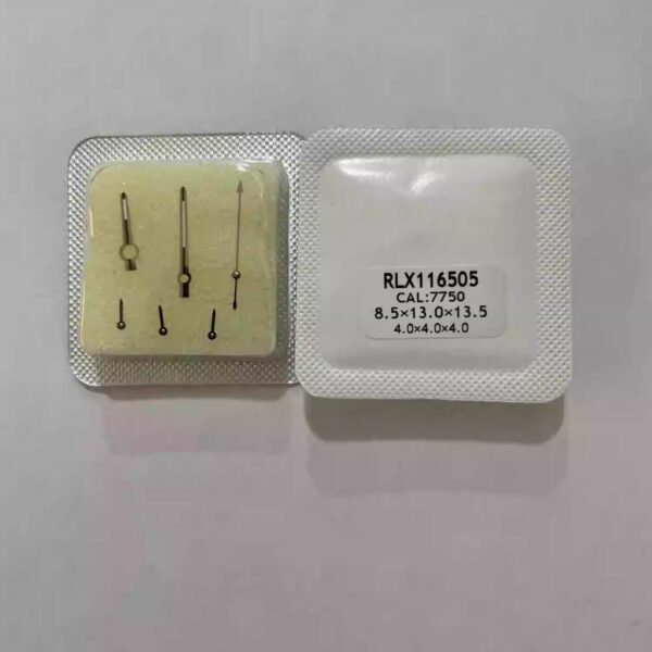 Watch Accessories: Watch Hands for Rolex 116500, 505, 503, 509, 508, 6-Hand Set Compatible with 7750 Movement