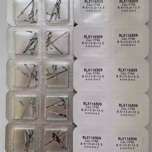 Watch Accessories: Watch Hands for Rolex 116500, 505, 503, 509, 508, 6-Hand Set Compatible with 7750 Movement