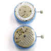 Watch Accessories, Tianjin T17 Forked Movement, Perpetual Calendar with Big Date, 3-6-9 Second Moon Phase, Single Calendar Two-and-a-Half-Hand Gold Movement.
