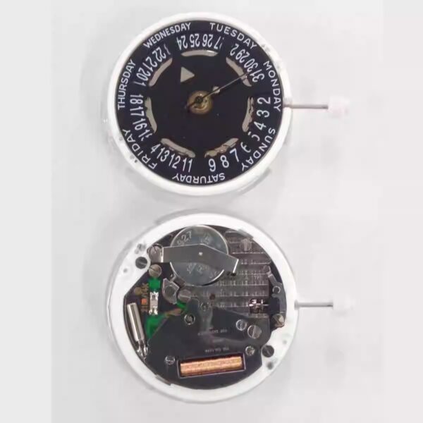 Watch Accessories: Authentic Brand New Swiss ISA 1198 Original Quartz Watch Gold and White Movements, Circuit Board, IC Board