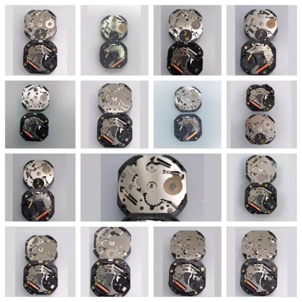 Watch Movement Accessories: VX3F, VX3H, VX3L, VX3M, VX3N, VX3P, VX3R, VX3S, VX3T, VX36, VX3JE, Multi-Function Six-Hand Quartz Movement