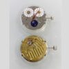 Watch Accessories, Tianjin T17 Forked Movement, Perpetual Calendar with Big Date, 3-6-9 Second Moon Phase, Single Calendar Two-and-a-Half-Hand Gold Movement.