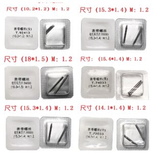 Watch Accessories, Compatible with Tudor Heritage Advisor Single/Dual Calendar Bracelet Screws (Models: 74033, 72033, 92413), Connecting Rods