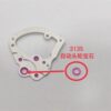 Watch Movement Parts, Rolex 3135 Center Bridge Jewel, 3135 Automatic Main Wheel Jewel, 2235 Automatic Bridge Jewel