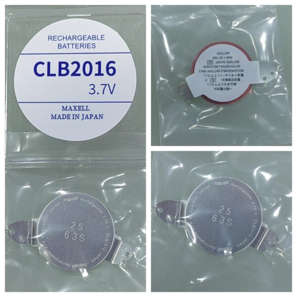 3.7V Universal Solar Rechargeable Battery - CLB2016 Eco-Drive Watch Accessory