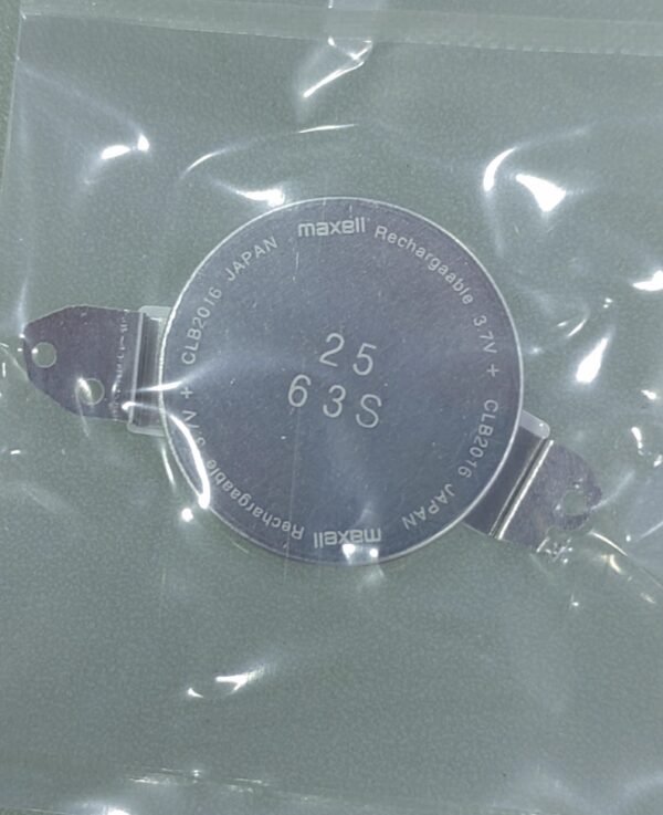 3.7V Universal Solar Rechargeable Battery - CLB2016 Eco-Drive Watch Accessory