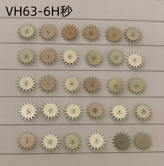 00 Watch Accessories: Second Wheel, Hour Wheel, Minute Wheel, Intermediate Wheel, 3H/6H/9H Second Wheel, Day Wheel for VH63 / VH67 Movements