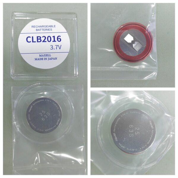 CLB2016 3.7V Solar Rechargeable Battery - Tailed - Free Eco - Drive Watch Accessory