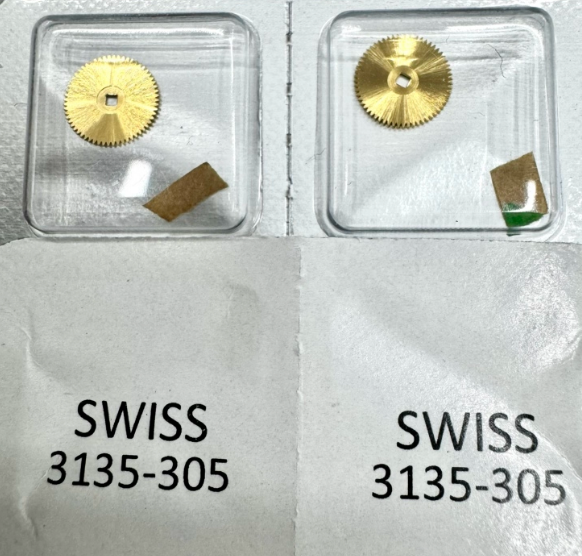 Watch Parts - Swiss 3135 Movement Special Main Ratchet Wheel (Part No. 3135-305), 3135 Movement Accessories