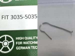 00000000000 Watch Accessories, Swiss Original 3035-5035 Movement Winding Top Spring, Part Number 5035