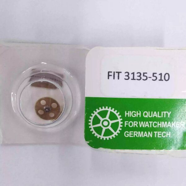 000000000000000000000 Watch Parts - Original Swiss 3135 Movement Automatic First Wheel, 3135-510 Automatic Head Wheel, Four-Hole Wheel;