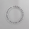 Watch Movement Parts, 3235 Movement Date Disc, White Date Disc, Original 3235 Special Date Disc