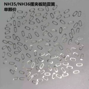 Watch Accessories for NH35/NH36 Movements: Balance Bridge Shock Setting, Shock Jewel, Shock Absorber, Shock Spring, Jewel Setting