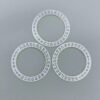 Shanghai 7750 movement, balance wheel assembly including hairspring and bridge, date disc, automatic double - layer wheel, automatic first - stage wheel.