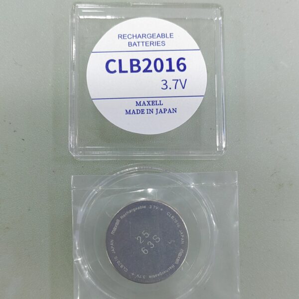 CLB2016 3.7V Solar Rechargeable Battery - Tailed - Free Eco - Drive Watch Accessory