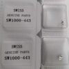 00】 Swiss SW100 Automatic Movement Bridge, Second Wheel Bridge, Bearing Latan Clutch Lever, Crown Stem & Stop Second Spring