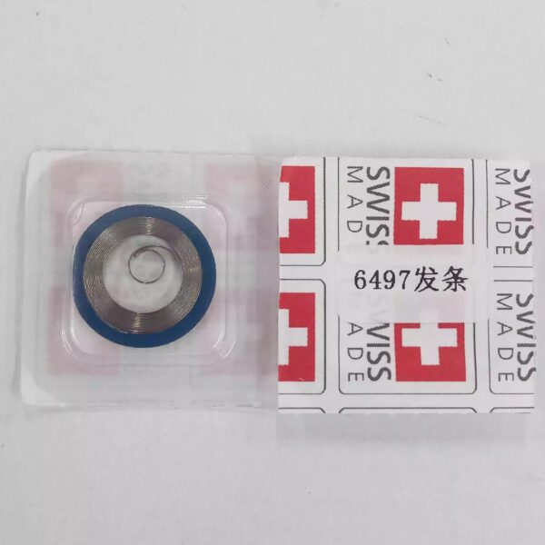 Watch Accessories - Swiss Imported Special Mainspring for ETA6497-1 Movement, 6497-2 Balance Wheel, Barrel and Pallet Fork