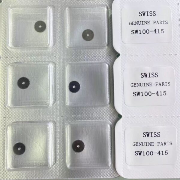 Swiss SW100 Movement Parts - Barrel, Mainspring Barrel, Crown Wheel, Clutch Wheel & Balance Wheel