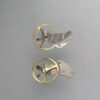 Watch Accessories - Brand New Domestic T17 Movement Complete Balance, Cock, T17 Balance Cock Set, Movement Parts