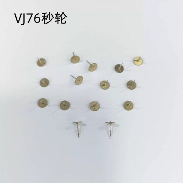 Hour, Minute and Second Wheels, Cannon Pinion, Date Wheel, Third Wheel, Intermediate Wheel, Rotor and Fifth Wheel for VJ12 32 42 VJ21 20 VJ76 Movements