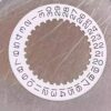2 Brand New Watch Movement Parts - Swiss 3135 Movement Date Wheel, 3135 White Date Wheel, Watch Parts