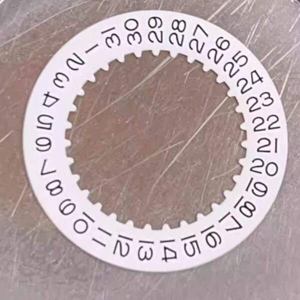 2 Brand New Watch Movement Parts - Swiss 3135 Movement Date Wheel, 3135 White Date Wheel, Watch Parts