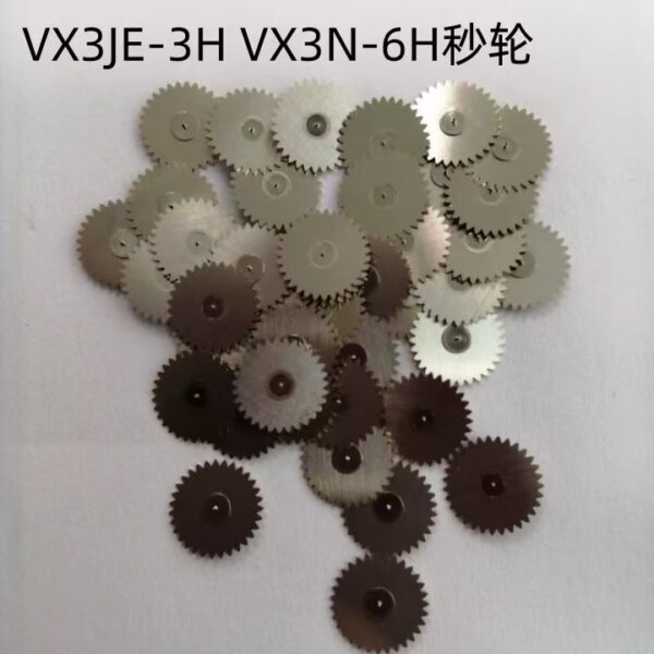 2 Large Second Wheel, 369H Small Second Wheel, Hour Wheel, Minute Wheel, Cannon Pinion, Date and Day Driving Wheels for VX3JE, VX3N and VX3JA (Old Model)