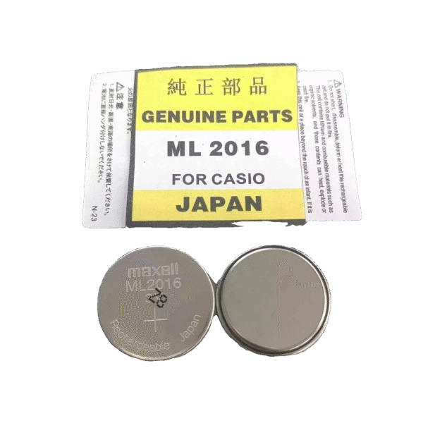 Genuine Imported Casio-Specific ML2016 Solar Battery - Eco-Drive Rechargeable Watch Accessory