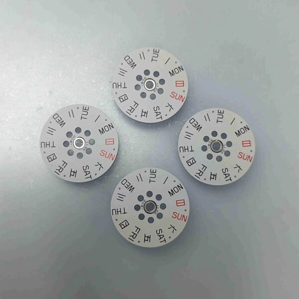 Watch Accessories, 8200/8215 Movement Parts: Date Washer, Dial Ring, Case Clamp Ring, Date Disc, Day Disc
