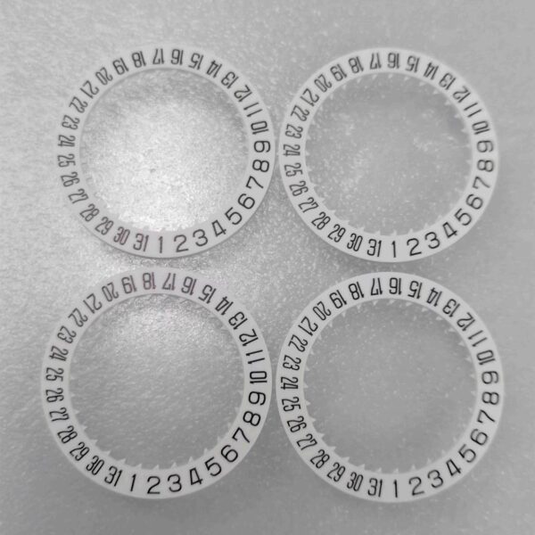 Watch Accessories, 8200/8215 Movement Parts: Date Washer, Dial Ring, Case Clamp Ring, Date Disc, Day Disc