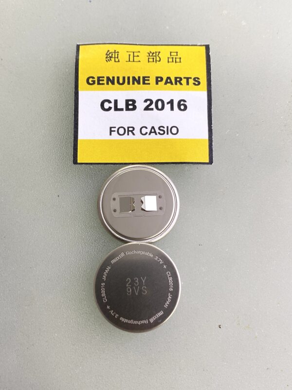 Casio 9V Solar Rechargeable Battery - CBL2016 Eco-Drive Watch Accessory