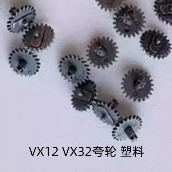 3’‘ Japanese Movement VX12, VX32 Crossing Wheel, Hour-Minute-Second Wheel, Date Wheel, Setting Wheel, Clutch Wheel, Setting Lever, Third Wheel