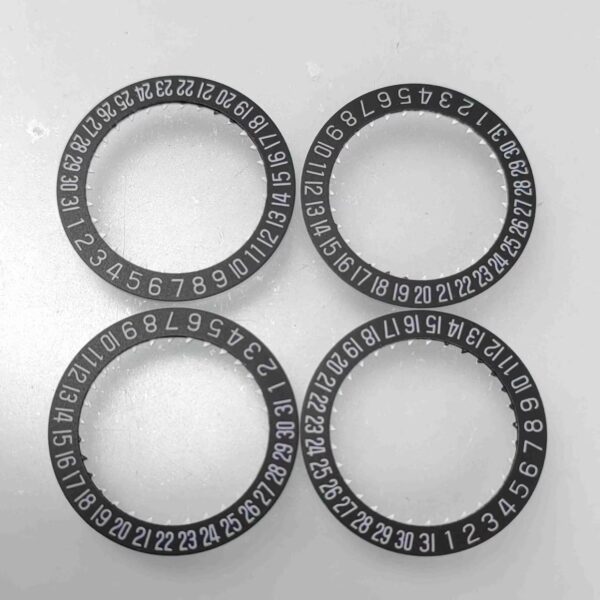 Watch Accessories, 8200/8215 Movement Parts: Date Washer, Dial Ring, Case Clamp Ring, Date Disc, Day Disc