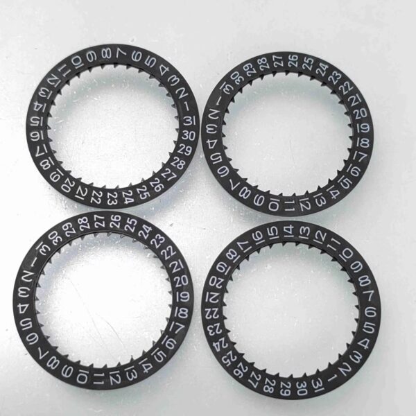 Watch Accessories, 8200/8215 Movement Parts: Date Washer, Dial Ring, Case Clamp Ring, Date Disc, Day Disc