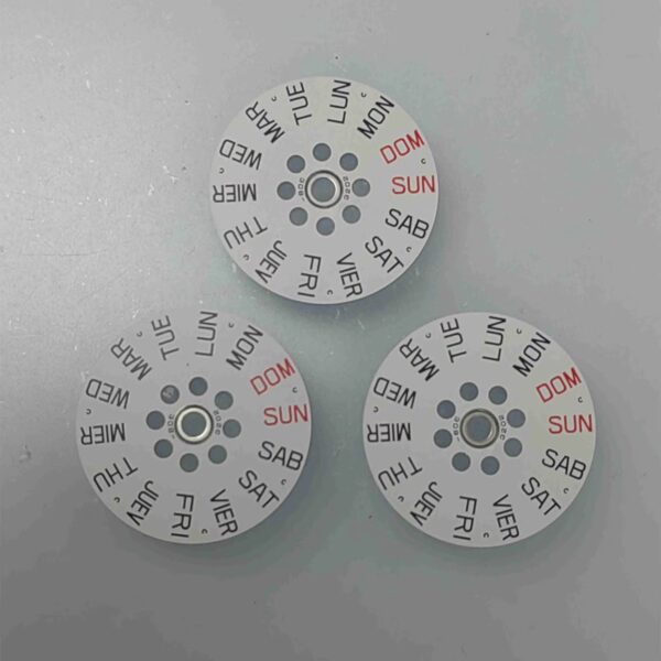 Watch Accessories, 8200/8215 Movement Parts: Date Washer, Dial Ring, Case Clamp Ring, Date Disc, Day Disc