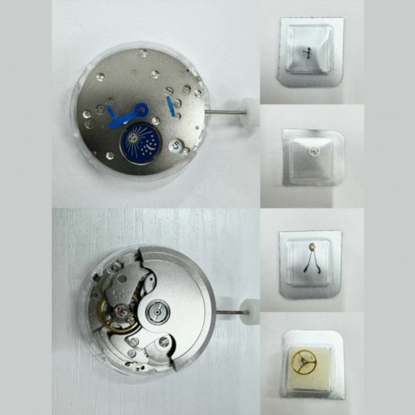 Watch Accessories, Domestic Shanghai ST10 Movement Components, SP10 Balance Wheel, Automatic Yoke, Pallet Fork, Escape Wheel, Crown Stem