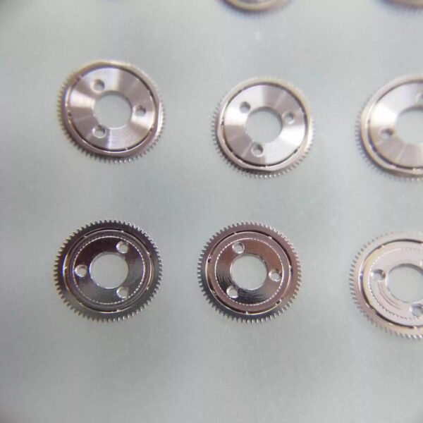 7- Original Swiss SW100 Automatic Bridge, Bar Bridge, Seconds Bridge, Bearing, Setting Lever, Stem, Second-Stopping Spring