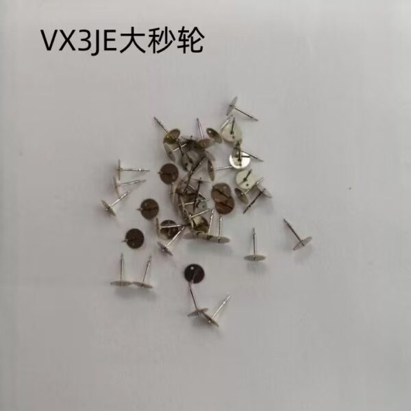7 Large Second Wheel, 369H Small Second Wheel, Hour Wheel, Minute Wheel, Cannon Pinion, Date and Day Driving Wheels for VX3JE, VX3N and VX3JA (Old Model)