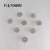 7 Swiss F03.111 / F06.111 Movement - Clutch Wheel, Date Wheel, Date Disc, Intermediate Wheel, Third Wheel, Day Disc, Stem and Stem Core
