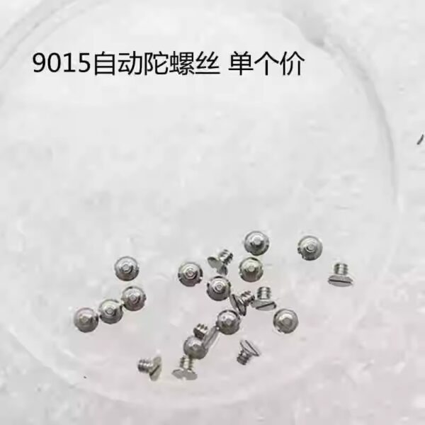 Miyota 9015 Movement Date Disc, Rotor, Screw, Fixing Plate, Fixing Ring, Dial Ring, Stem, Stem Core