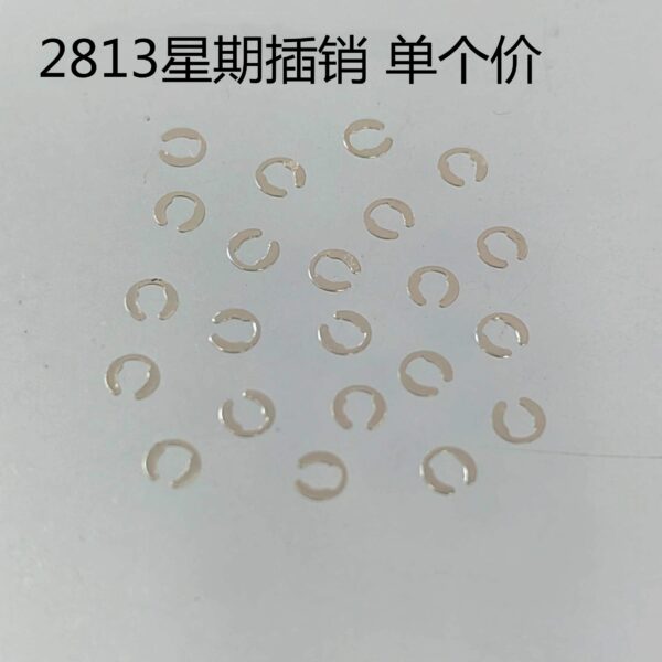 Citizen 2813/8205: Bearing Quick-Set U-Spring, Setting Lever Bridge Spring, Clutch Lever, Date Quick-Set Spring, Pin, Second Spring