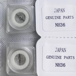 8- Original Japanese NH35/NH36 Movement: Balance Wheel, Balance Bridge (with Shock Absorber)