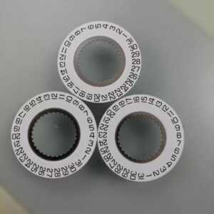 8- Watch Accessories: 955.112, 956.112 Setting Lever, Crown Stem, Extended Crown Stem, Date Disc, Hour Wheel