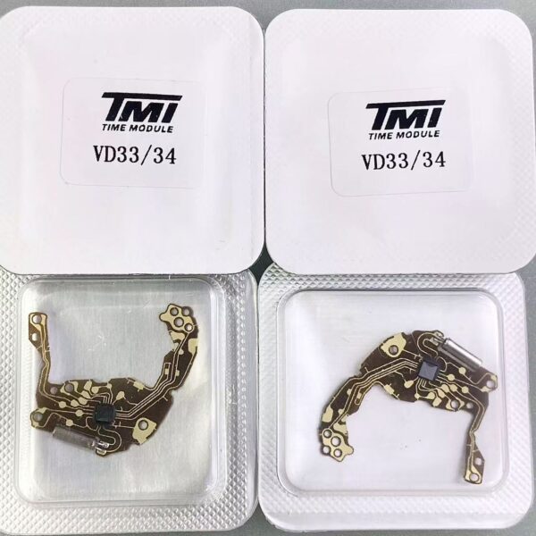 8- Quartz Movements VD31, VD32, VD33, VD34, VD35, VD36, VD37, VD38, VD53, VD57, VD78: Movement Circuit Boards, Coils