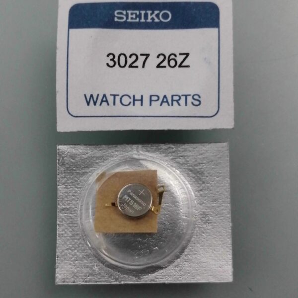 8’ MT516 3027-26Z Solar Rechargeable Battery - Watch Accessory for Solar-Powered Watches