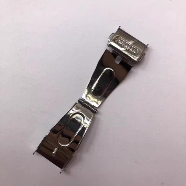 Watch Accessories, Suitable for Citizen 8240 and 8200, Airplane Buckle (Double Push Button), Stainless Steel Band Buckle, Super Buckle 17MM