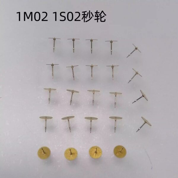 9--- Watch Accessories: Hour Wheel, Minute Wheel, Second Wheel, Third Wheel, Intermediate Wheel, Setting Wheel, Date Wheel for 1S / 1L / 1M02 / 1M12 Movements