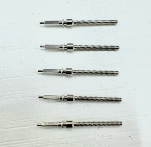 Watch Accessories - Domestic 1901 Movement Balance Wheel, Tianjin Seagull 1903 Complete Balance Assembly, Crown Stem, 6 O'clock Small Second Wheel