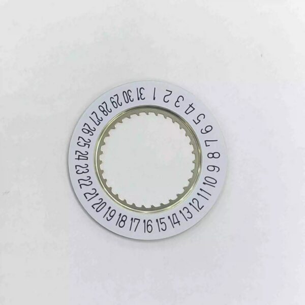Swiss Ronda Original Movement 5040D, 5030D-4 Movement, Calendar Disc, White, 3 o'clock, 4 o'clock, 6 o'clock Positions